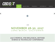 Tablet Screenshot of cbdstconference.com